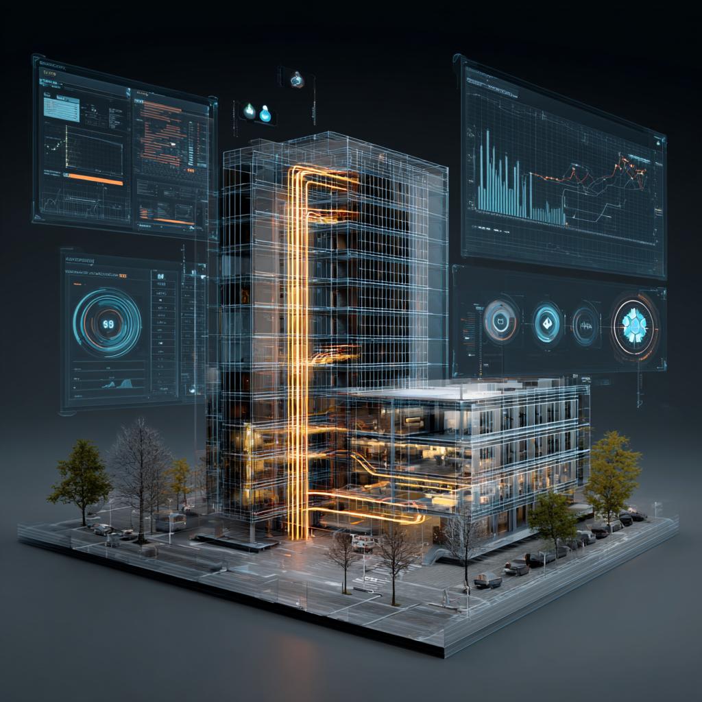 Digital Twin visualization of a connected industrial system